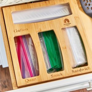 Bamboo Ziploc Organizer